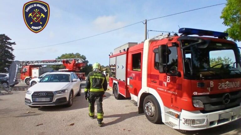 Susto en Llucmajor por el incendio en la cocina de un restaurante