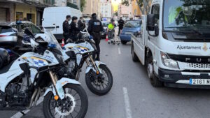 La Polic&iacute;a interpone 24 denuncias en solo dos horas en un control en Son Gotleu