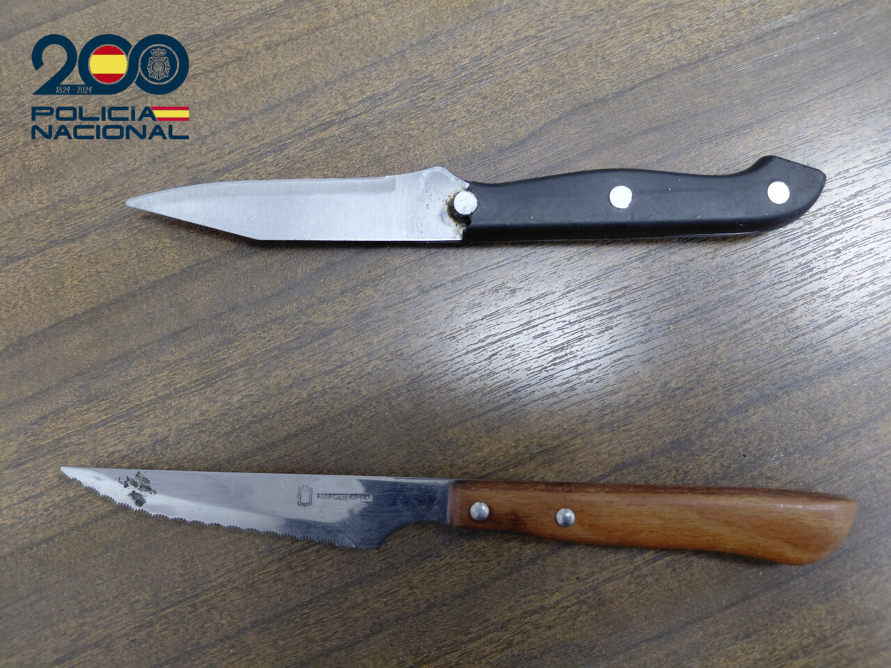 Cuchillos utilizados en asaltos violentos en Palma por jóvenes delincuentes