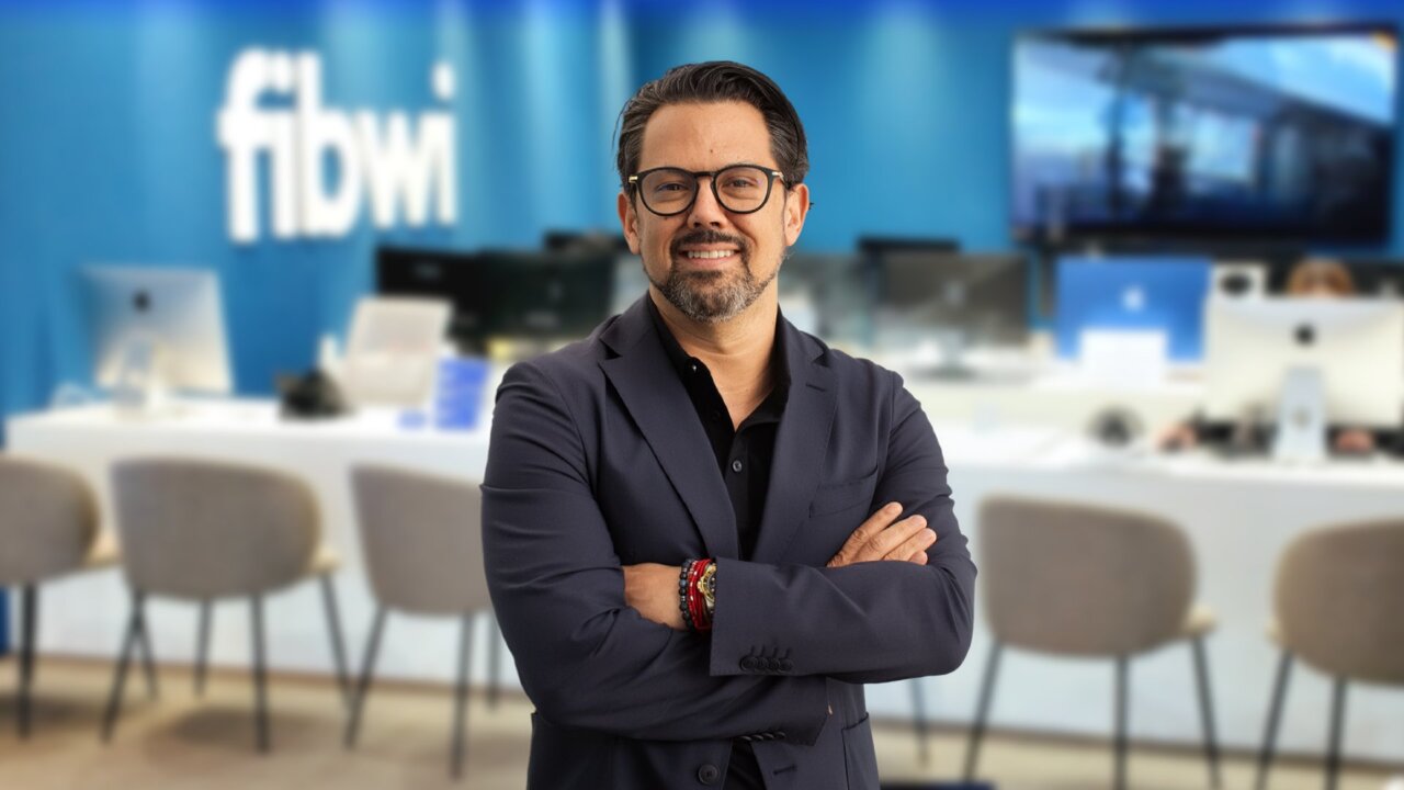 Eduardo Luna, director de Fibwi Legal, en su oficina