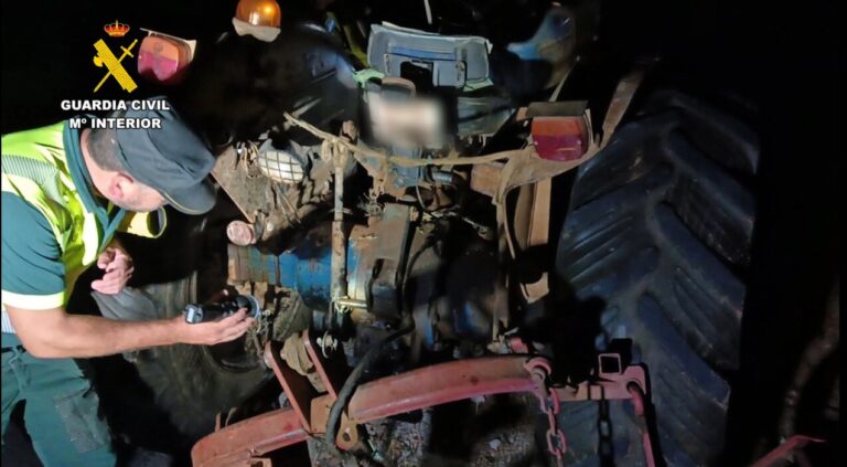 El tractorista que mat&oacute; a un motorista en Campos iba drogado y sin iluminaci&oacute;n