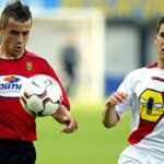 Partido de f&uacute;tbol entre RCD Mallorca y Rayo Vallecano en 2003