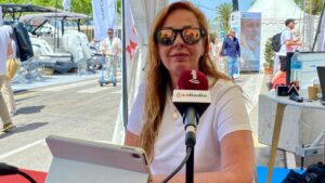Marilena Estarellas en el Palma International Boat Show