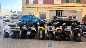 Encuentran una moto robada hace siete meses en un desguace ilegal en Palma