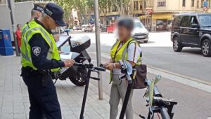 La Polic&iacute;a Local de Palma inmoviliza 36 patinetes el&eacute;ctricos