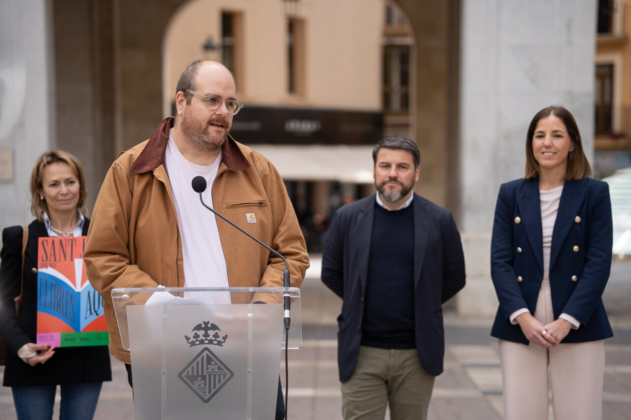 Presentación de la Diada de Sant Jordi por el Gremi de Llibreters y Pimeco