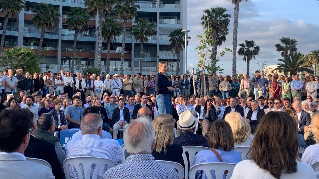 Marga Prohens en un acto de presentaci&oacute;n de su candidatura en Baleares