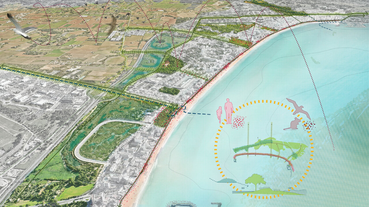 Propuesta arquitect&oacute;nica para la regeneraci&oacute;n de la Playa de Palma