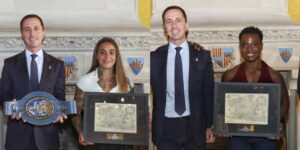 Recepci&oacute;n a campeonas Farah El Bousairi y Shella Badaseraye en Mallorca