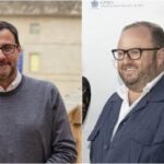 Tommy Ferragut y Marco T&aacute;boas en un evento relacionado con el turismo