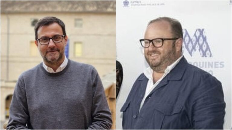 Tommy Ferragut y Marco T&aacute;boas en un evento relacionado con el turismo