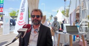 Andy Halc&oacute;n hablando sobre inseguridad jur&iacute;dica en marinas de Baleares
