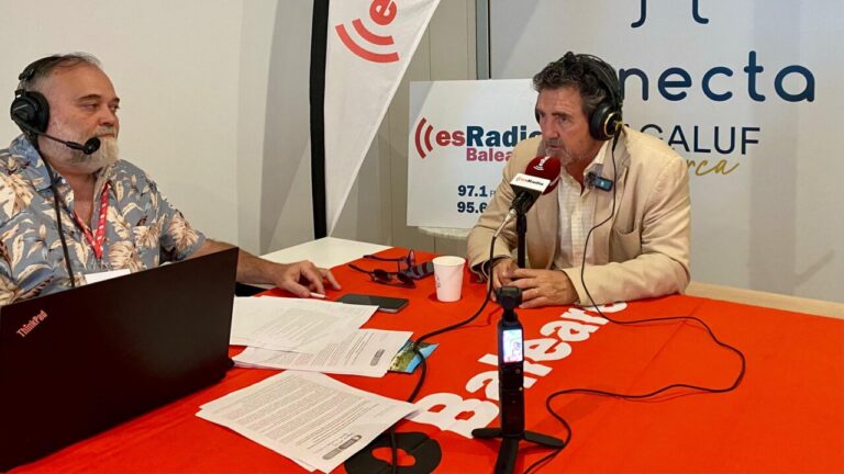 Entrevista en vivo durante el evento CONECTA en Magaluf