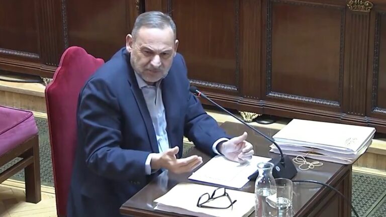 Jos&eacute; Luis &Aacute;balos durante su declaraci&oacute;n en el juicio sobre la compra de mascarillas