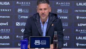 Demichelis en rueda de prensa tras partido del RCD Mallorca