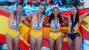Cuarteto espa&ntilde;ol celebra medalla de bronce en Botswana