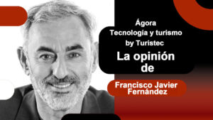 Retrato de Francisco Javier Fern&aacute;ndez en el contexto de tecnolog&iacute;a y turismo.
