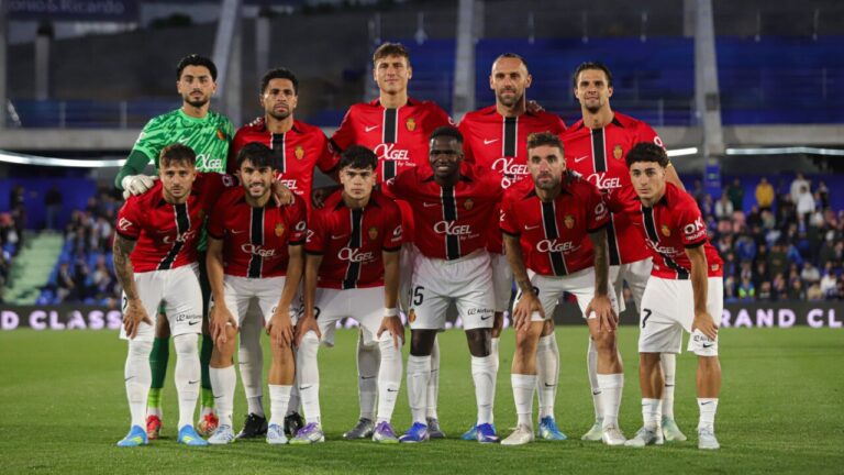 Once inicial del RCD Mallorca en partido contra Getafe en 2026