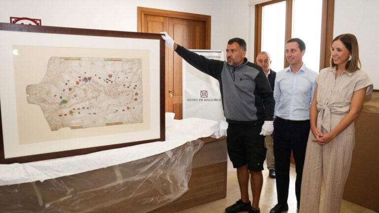 Presentación de la carta portulana en el Museo de Mallorca