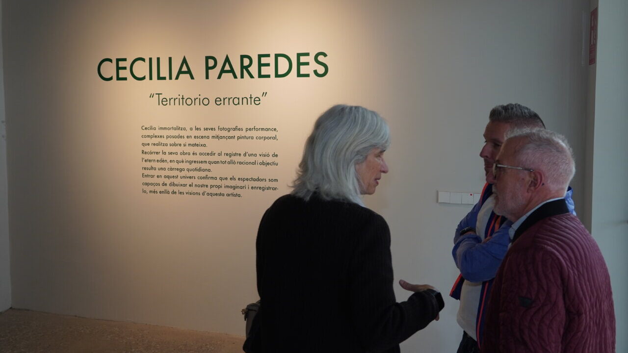 Inauguraci&oacute;n de la exposici&oacute;n Territorio errante de Cecilia Paredes en Sa Refinadora