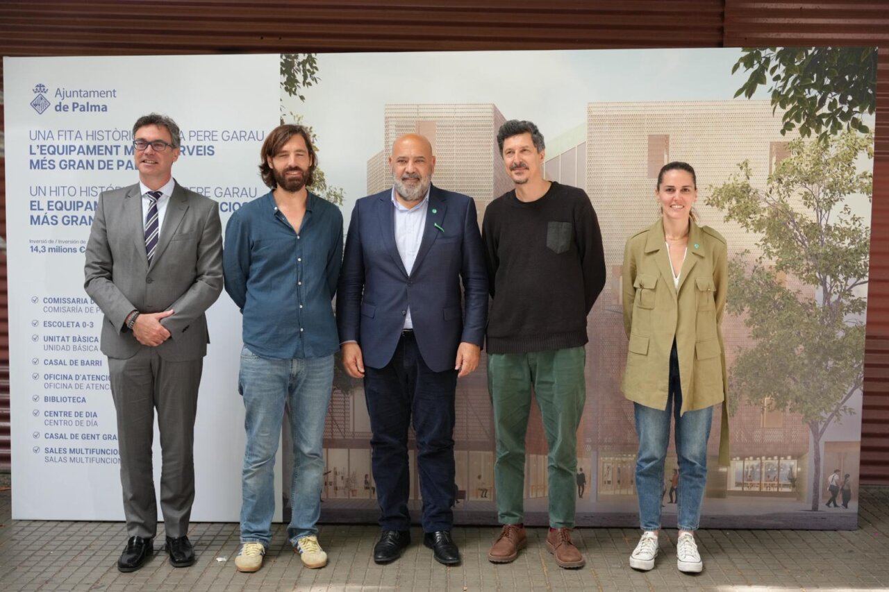 Presentaci&oacute;n del futuro centro de servicios p&uacute;blicos en Pere Garau, Palma.