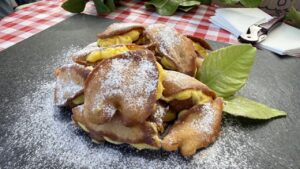 Tapa dulce de paparajote con crema de lim&oacute;n presentada en concurso