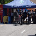 Desalojo forzoso en la antigua cárcel de Palma con presencia policial