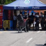 Desalojo forzoso en la antigua c&aacute;rcel de Palma con presencia policial
