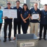 Grupo de personas en evento de conservación marina en Mallorca