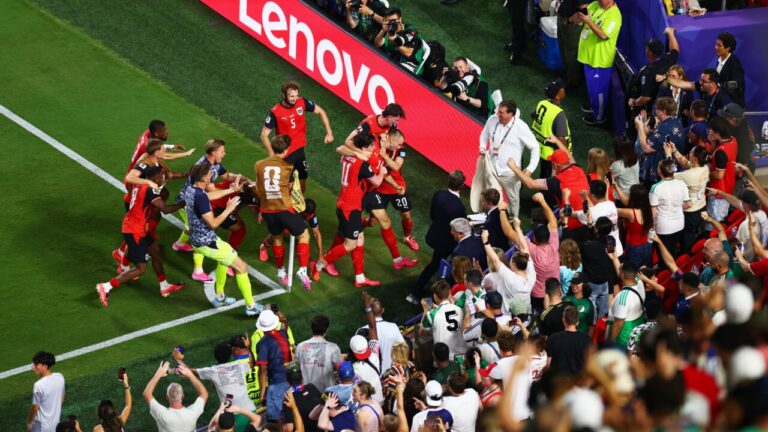 Jugadores de Austria celebrando un gol en el Mundial 2026