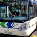 Autobús de la EMT en Palma con destino a Son Roca