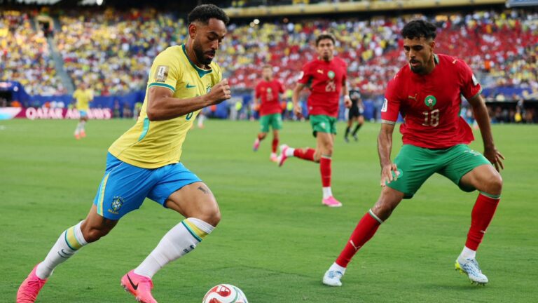 Partido de fútbol entre Brasil y Marruecos en el Mundial 2026