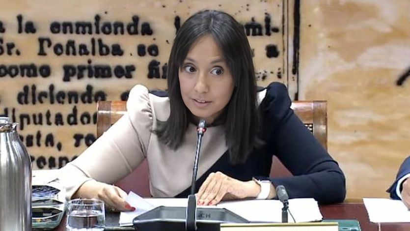 La directora general de la Guardia Civil durante su comparecencia en el Senado