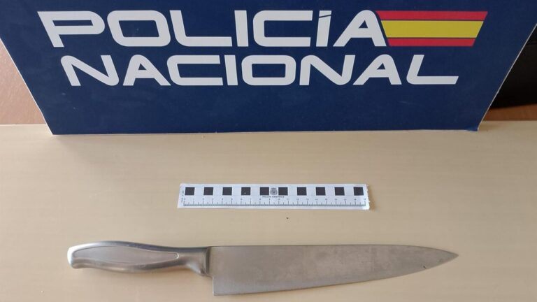 Cuchillo intervenido en un intento de atraco en Palma de Mallorca