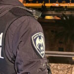 Agente de la Policía Local de Palma en la noche