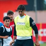 Jugadores del RCD Mallorca entrenando en la pretemporada