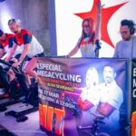 Evento de megacycling en Eracers con locutores y DJ en vivo