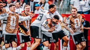Jugadores de Alemania celebrando un gol en el Mundial 2026