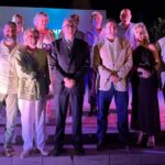 Grupo de personas en la gala de homenaje a Calvianers en Santa Pon&ccedil;a