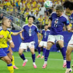 Jugadores de Jap&oacute;n y Suecia compitiendo en el Mundial 2026
