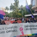 Manifestaci&oacute;n de Ben Amics por el D&iacute;a del Orgullo LGTBIQ+ en Palma.
