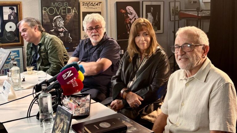 Maria del Mar Bonet en rueda de prensa para presentar su disco en Palma