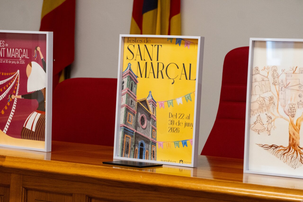 Cartel ganador de las Fiestas de Sant Mar&ccedil;al 2025 en Marratx&iacute;