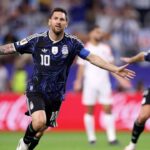 Lionel Messi celebra un gol durante el Mundial 2026 con Argentina