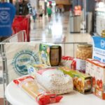 Productos de alimentaci&oacute;n en una campa&ntilde;a de recogida de alimentos