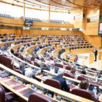Sesión del Senado durante la aprobación de la reforma electoral