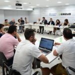 Reunión de sindicatos de la Policía Local en el Ayuntamiento de Palma