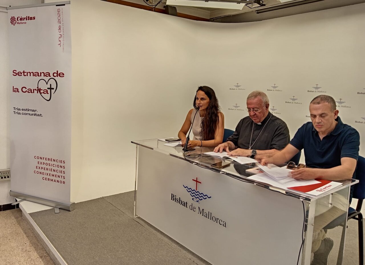 Conferencia de C&aacute;ritas en Mallorca sobre atenci&oacute;n social y desigualdad