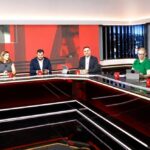 Mesa de análisis del programa Torn de Paraula discutiendo política y justicia
