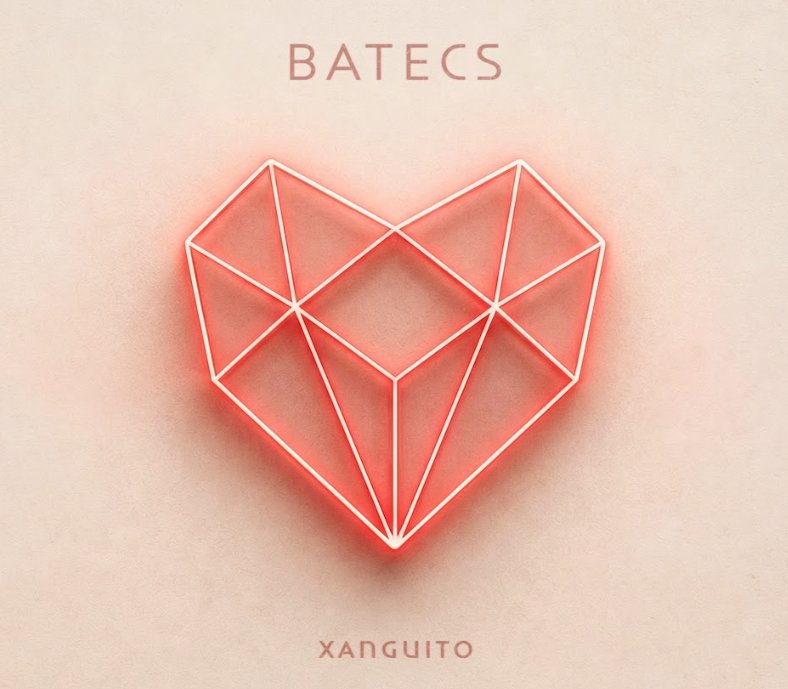 Portada del EP Batecs de Xanguito con un corazón geométrico